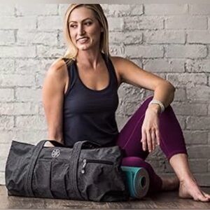 Charcoal Gray Women's Duffel Tote Bag - Medium